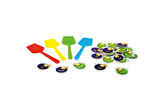 Learning Resources- Juego para identificar Palabras de Uso frecuente con matamoscas Sight Word Swat, Color (LSP8598-UK)