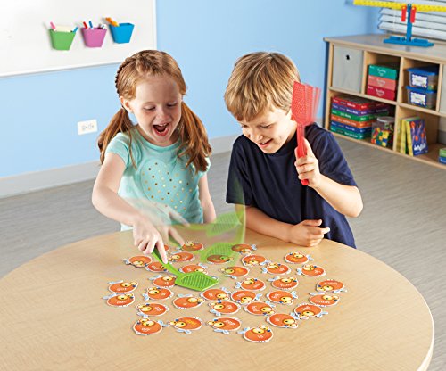 Learning Resources- Juego para identificar Palabras de Uso frecuente con matamoscas Sight Word Swat, Color (LSP8598-UK)