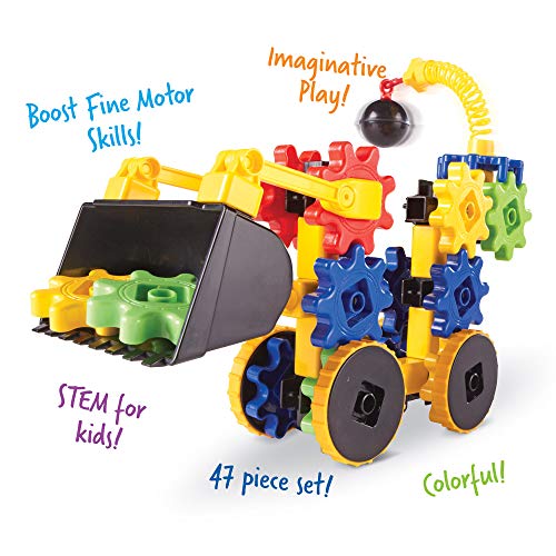 Learning Resources Máquina Excavadora con Engranajes WreckerGears Gears, Color (LER9237)