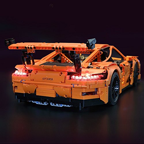 LED para Lego Porsche 911 GT3 RS 42056 y 20001(Porsche no Incluido)