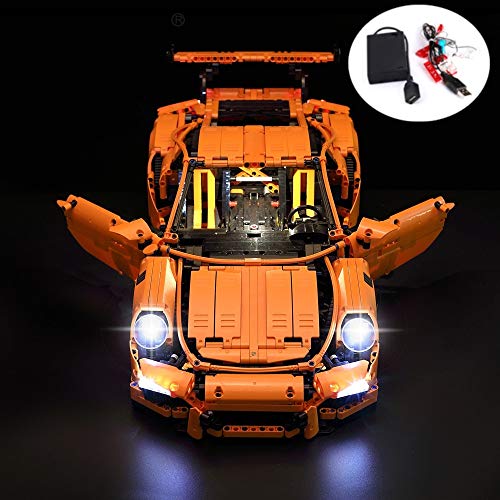 LED para Lego Porsche 911 GT3 RS 42056 y 20001(Porsche no Incluido)