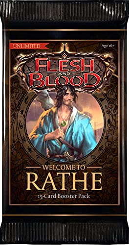 Legend Story Studios- Flesh & Blood: Welcome to Rathe Unlimited Booster - Display de 24 Sobres, Color (FAB19001UD)