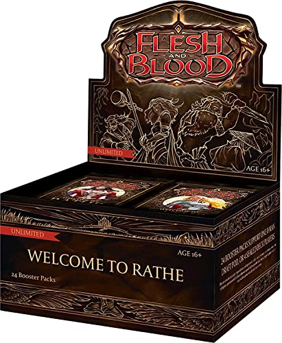 Legend Story Studios- Flesh & Blood: Welcome to Rathe Unlimited Booster - Display de 24 Sobres, Color (FAB19001UD)