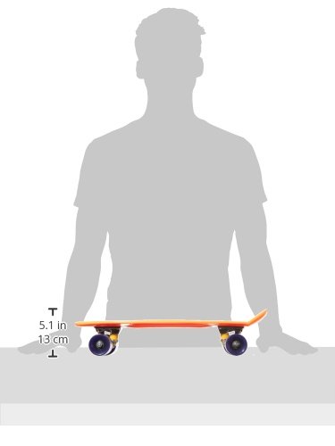 Legler - Skateboard, color naranja neón