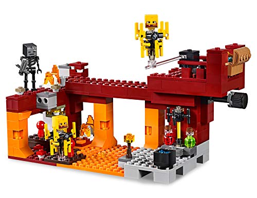 LEGO 21154 Minecraft El Puente del Blaze Juguete de Construcción para Niños  + 8 años +  21151 Minecraft La Batalla en el End Juguete de Construcción con Dragón Ender y Mini Figura de Enderman