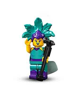 Lego® 71029 - Minifiguras de la serie 21, número 12 cantantes, incluye 1 x pegatina y mezcla de frutas