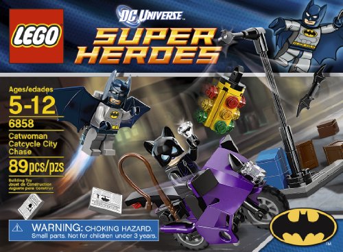 LEGO DC Comics Super Heroes Catwoman Catcycle City Chase 89pieza(s) Juego de construcción - Juegos de construcción (Multicolor, 5 año(s), 89 Pieza(s), 12 año(s))