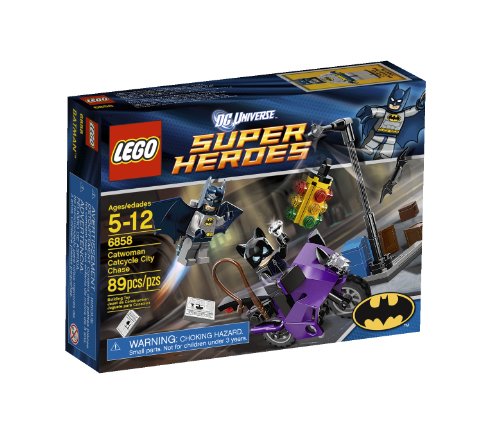 LEGO DC Comics Super Heroes Catwoman Catcycle City Chase 89pieza(s) Juego de construcción - Juegos de construcción (Multicolor, 5 año(s), 89 Pieza(s), 12 año(s))