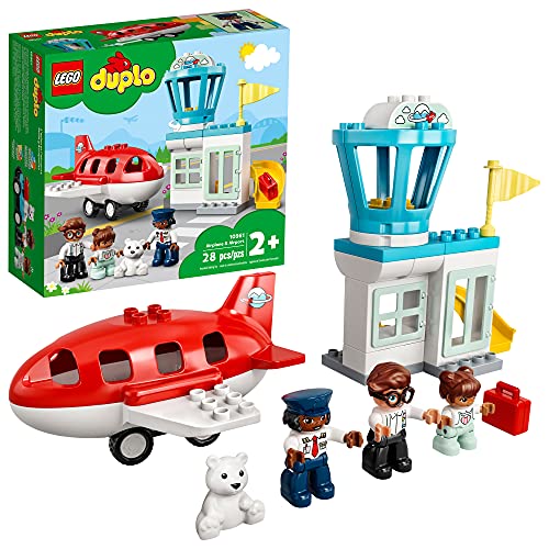 Lego Duplo 10961 - Juego de aeropuertos con avión (28 piezas)