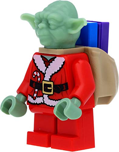 LEGO Star Wars - Figura decorativa de Jedi Maestro Yoda (Papá Noel, Papá Noel, Papá Noel, Yoda)