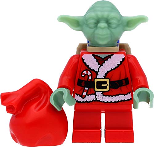 LEGO Star Wars - Figura decorativa de Jedi Maestro Yoda (Papá Noel, Papá Noel, Papá Noel, Yoda)