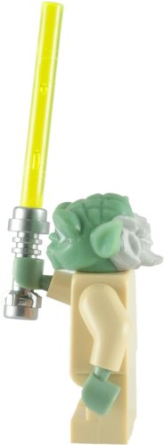 LEGO Star Wars: Maestro Yoda Minifigura con Verde Sable De Luz