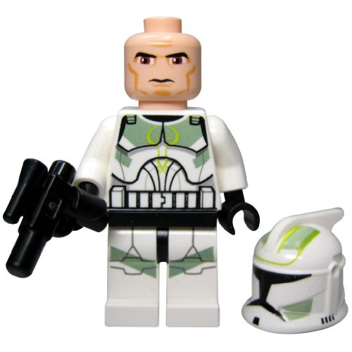 LEGO Star Wars - Soldado clon con Blaster (del Juego 7913), Color Blanco y Verde