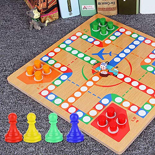 LeKu Game Chessman - Juego de Dados de ajedrez de plástico de Colores para Accesorios de Juegos de Cartas de Mesa