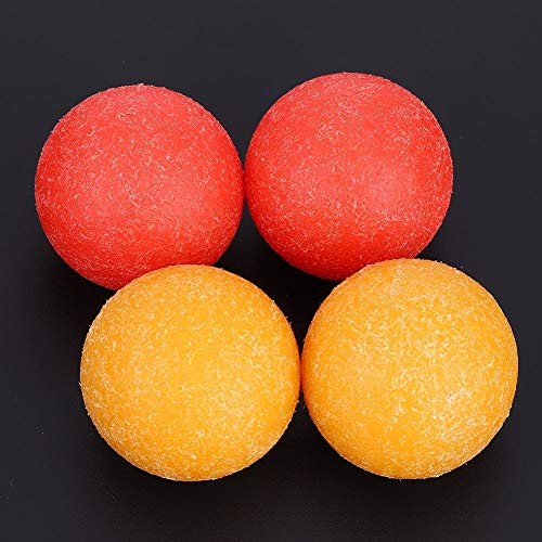 LeKu Mini Soccer Ball-4PCS Superficie Rugosa Mini Mesa Balones de fútbol Pelotas de Mesa Juego de Mesa 36mm