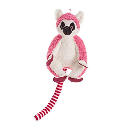 Lémur de Peluche Gigante Tacto Suave, Oferta, Varios tamaños y Colores (Rosa)