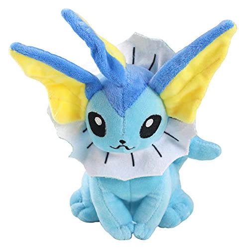 LETANG ASDF Peluche de pie de juguete de peluche Sylveon Umbreon Eevee Espeon Vaporeon Flareon Cuddly Toy Soft Dolls Regalo para niños (Water yibei, 20 cm)