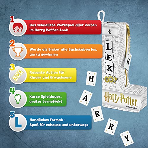 Lex GO! Harry Potter – Artículo para Fans y Juego Familiar – Edad 8 + – Alemán