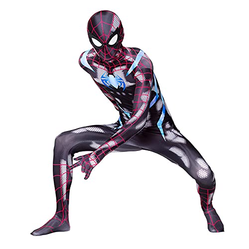 LGANY Disfraz Juegos PS4 Mono De Cosplay Spiderman Disfraz Niño Adulto Medias Onesies Traje De Escenario De Halloween Carnaval Zentai Regalos De Cumpleaños para Niños,Purple-Adult/M/165~175cm