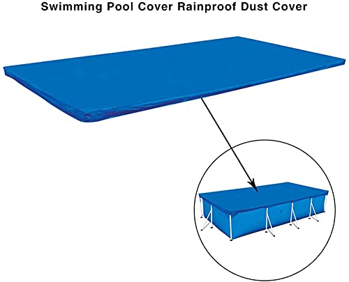 LGYKUMEG Cubierta de Piscina Rectangular, Lona de Cubierta de Piscina Familiar, Lona de Cubierta de Piscina Simple Plegable Impermeable a Prueba de Polvo de Varios tamaños,220x150cm