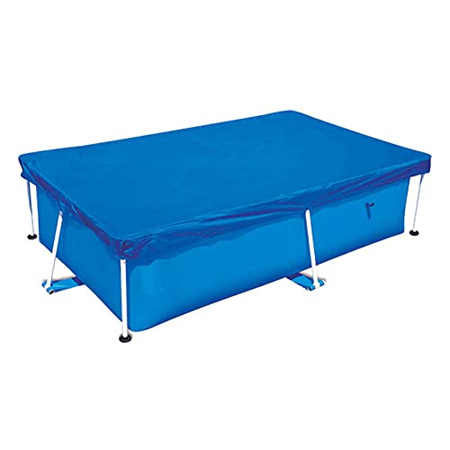 LGYKUMEG Cubierta de Piscina Rectangular, Lona de Cubierta de Piscina Familiar, Lona de Cubierta de Piscina Simple Plegable Impermeable a Prueba de Polvo de Varios tamaños,220x150cm