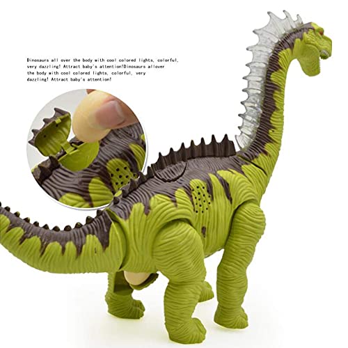 LHMYHJR Juguete De Dinosaurio para Niños (Brachiosaurus), Dinosaurio Caminante Pone Huevos Juguete De Dino Crudo con Lámpara De Proyección, Luz LED Y Sonido