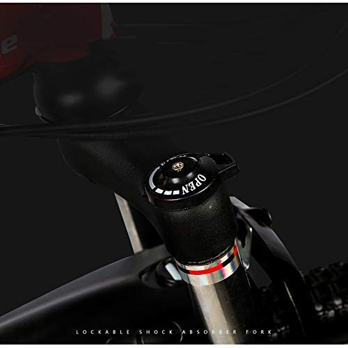 LHQ-HQ Deportes al Aire Libre Bici de montaña Plegable 27 Velocidad Doble Suspensión Frenos de Bicicletas for Hombre 26 Pulgadas de Doble Disco MTB Deportes al Aire Libre de Bicicletas de montaña