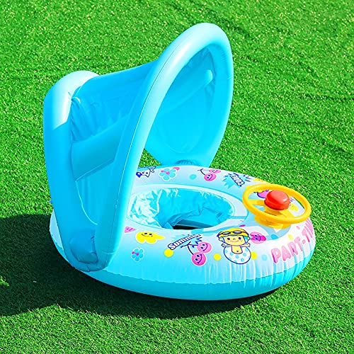 LHZMD Anillo De Natación Asiento Flotador Bebe, Anillo De Natación para Bebé, Swim Safe Inflable Piscinas Playa Juguetes De Natación Fiesta Regalo para 6-36 Meses,B