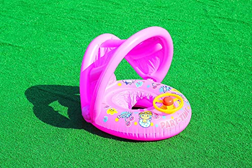 LHZMD Anillo De Natación Asiento Flotador Bebe, Anillo De Natación para Bebé, Swim Safe Inflable Piscinas Playa Juguetes De Natación Fiesta Regalo para 6-36 Meses,B