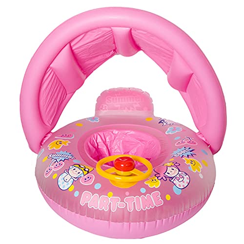 LHZMD Anillo De Natación Asiento Flotador Bebe, Anillo De Natación para Bebé, Swim Safe Inflable Piscinas Playa Juguetes De Natación Fiesta Regalo para 6-36 Meses,B