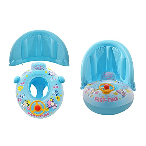 LHZMD Anillo De Natación Asiento Flotador Bebe, Anillo De Natación para Bebé, Swim Safe Inflable Piscinas Playa Juguetes De Natación Fiesta Regalo para 6-36 Meses,B