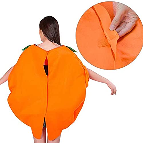 Li Ying Disfraces de calabaza de Halloween Adultos Calabaza Cosplay Ropa de fiesta con un sombrero Disfraz de mascarada Accesorios de cosplay