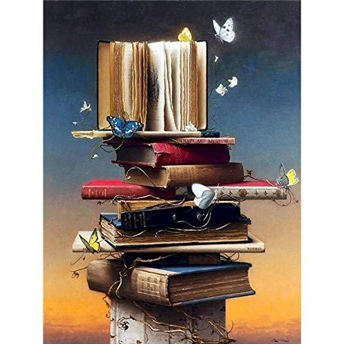 Libro sin marco pintura de paisaje por números para adultos pinturas al óleo por números pintado a mano decoración artística A8 50x65cm