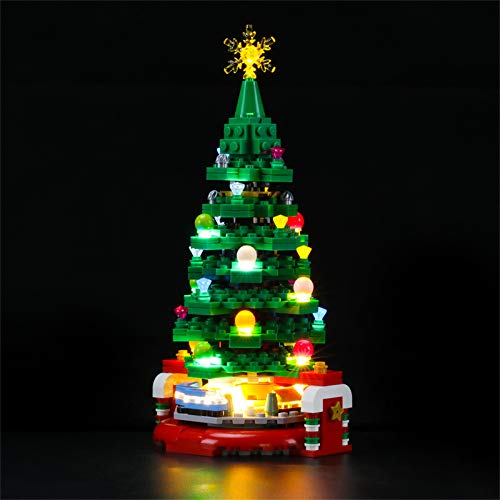 LIGHTAILING Conjunto de Luces (Árbol de Navidad) Modelo de Construcción de Bloques - Kit de luz LED Compatible con Lego 40338 (NO Incluido en el Modelo)