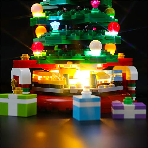 LIGHTAILING Conjunto de Luces (Árbol de Navidad) Modelo de Construcción de Bloques - Kit de luz LED Compatible con Lego 40338 (NO Incluido en el Modelo)