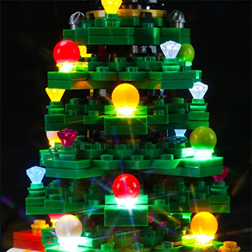 LIGHTAILING Conjunto de Luces (Árbol de Navidad) Modelo de Construcción de Bloques - Kit de luz LED Compatible con Lego 40338 (NO Incluido en el Modelo)