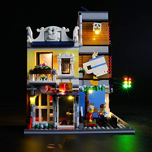 LIGHTAILING Conjunto de Luces (Creator Tienda de Mascotas y Cafetería) Modelo de Construcción de Bloques - Kit de luz LED Compatible con Lego 31097 (NO Incluido en el Modelo)