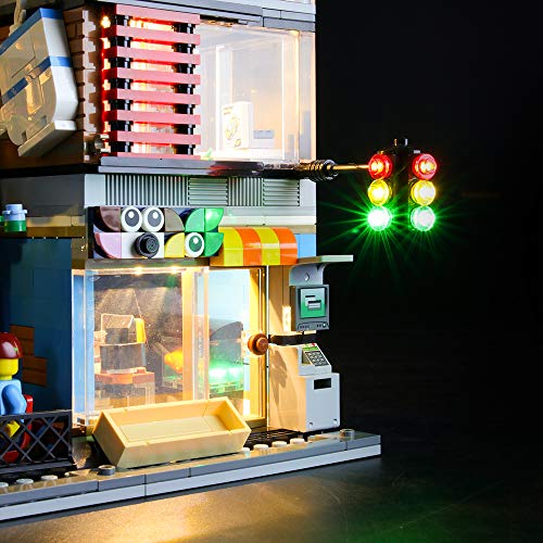 LIGHTAILING Conjunto de Luces (Creator Tienda de Mascotas y Cafetería) Modelo de Construcción de Bloques - Kit de luz LED Compatible con Lego 31097 (NO Incluido en el Modelo)