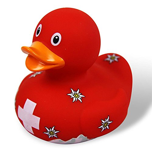 Lilalu - Peluche de Pato de Suiza (8,5 cm), Multicolor