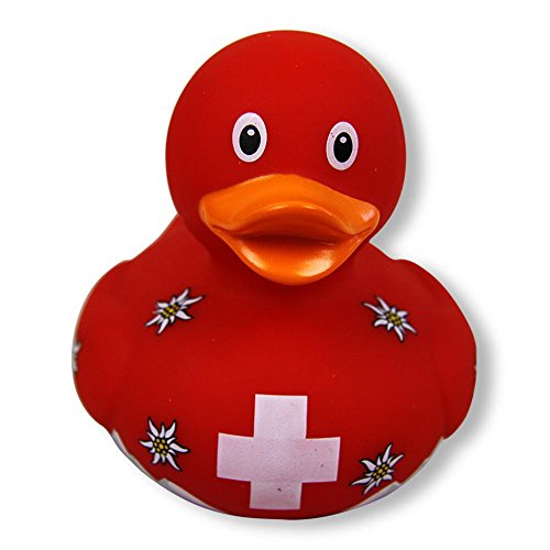 Lilalu - Peluche de Pato de Suiza (8,5 cm), Multicolor