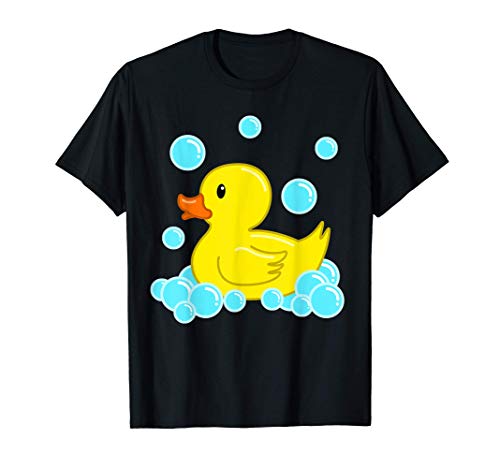 Lindo Pato Amarillo Duckie Juguetes De Baño De Goma Patito Camiseta