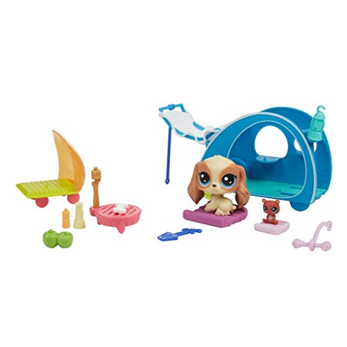 Littlest Pet Shop-E2103ES0 Littlest Pet Shop Campamento Feliz (Hasbro E2103ES0)