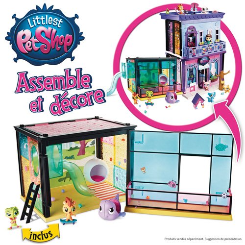 Littlest Pet Shop - La habitación de la diversión, casa de muñecas (Hasbro A9478ES0)