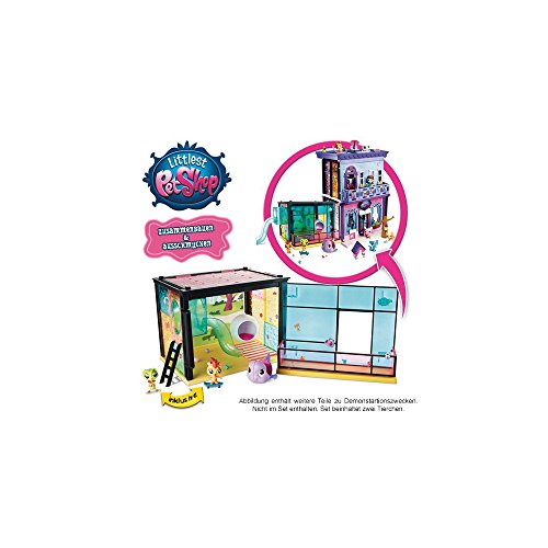 Littlest Pet Shop - La habitación de la diversión, casa de muñecas (Hasbro A9478ES0)