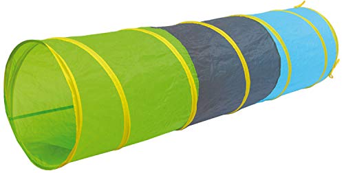 LittleTom Túnel de Juguete 180x46cm para niños pequeños de Lona Multicolor