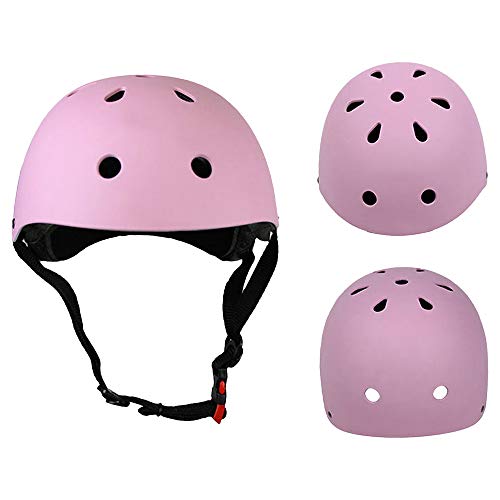 Lixxada Conjunto de Equipo de Protección 7 en 1 Coderas para Rodillas Muñequeras Casco Multi Sports Almohadillas de Protección de Seguridad para Niños Adolescentes Patinaje Ciclismo