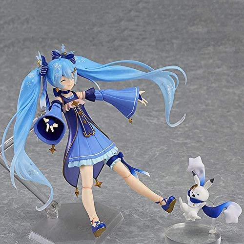 lkw-love Anime Hatsune Miku Twinkle Snow View PVC Figura de acción Estatua Coleccionable 14 cm