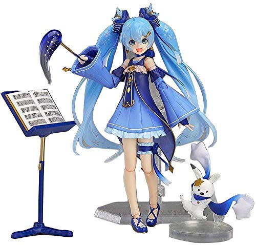 lkw-love Anime Hatsune Miku Twinkle Snow View PVC Figura de acción Estatua Coleccionable 14 cm