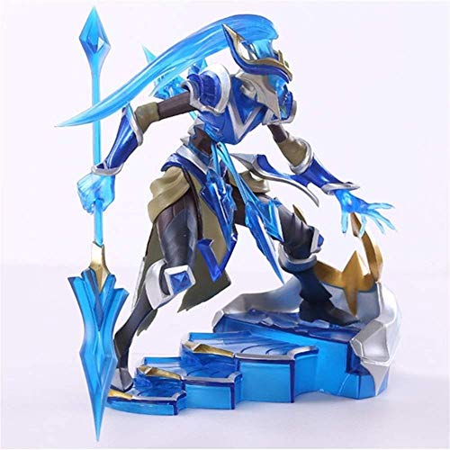 lkw-love Figura de acción Anime Toy Model League of Legends The Spear of Revenge Modelado Ajustable Adornos de paisajes Souvenirs/Coleccionables/Manualidades 21cm Juguetes para niños Es