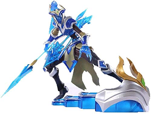 lkw-love Figura de acción Anime Toy Model League of Legends The Spear of Revenge Modelado Ajustable Adornos de paisajes Souvenirs/Coleccionables/Manualidades 21cm Juguetes para niños Es